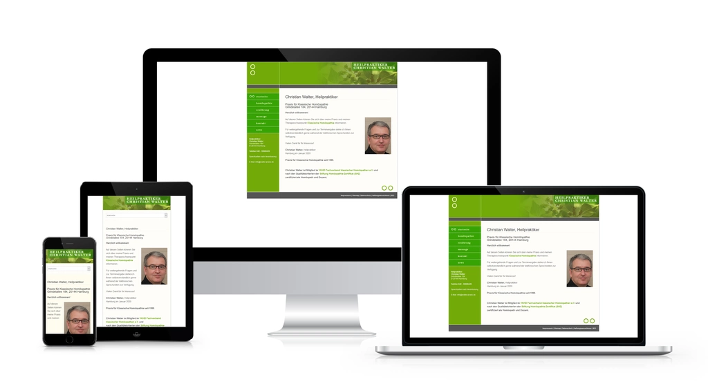 Heilpraktiker Hamburg – Christian Walter – Website von SottMedia Hamburg