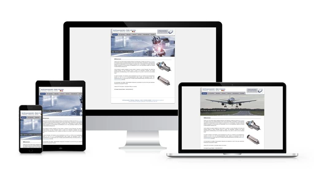 Zwanzig HSC-Drive-Systems – Hochfrequenzspindeln – Website von SottMedia Hamburg