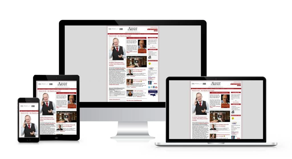 Roland Arndt – Unternehmens-Erfolg & Zeitmanagement – Website von SottMedia Hamburg