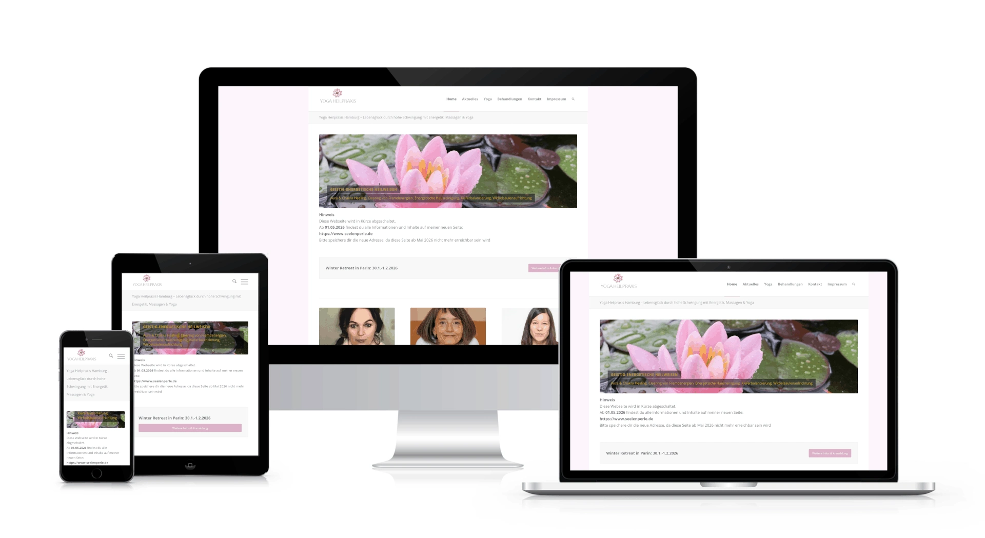 Yoga-Heilpraxis Hamburg – Website von SottMedia Hamburg